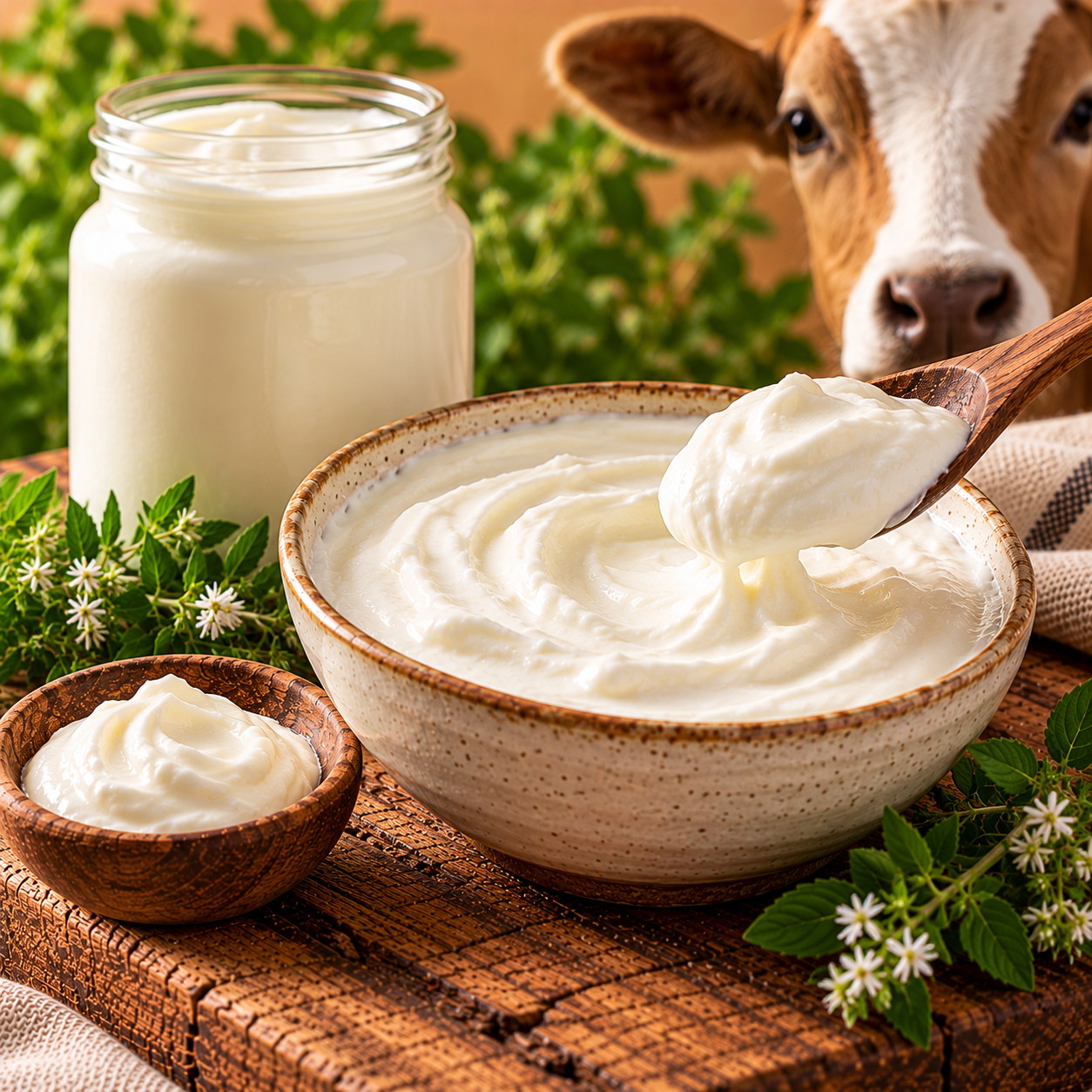 Yogurt griego de vaca
